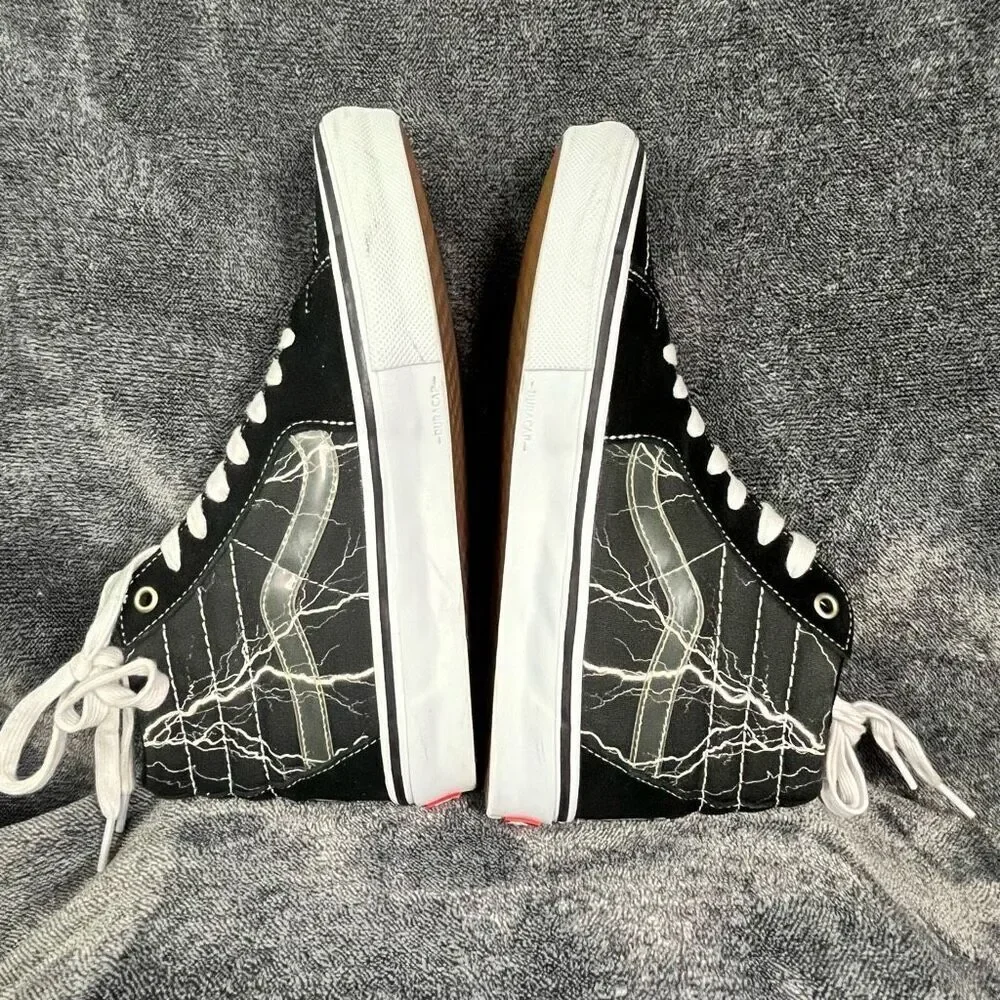 Vans x Primitive Skate Sk8-Hi Black Skate Shoes Men’s 7.5 - Picture 6 of 8